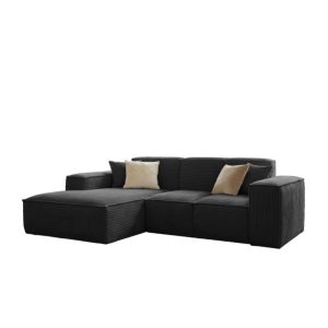 Narożnik rogówka kolor czarny Siena 915454 Narożnik rogówka kolor czarny Siena 915454