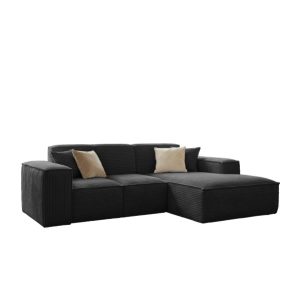 Narożnik rogówka kolor czarny Siena 915446 Narożnik rogówka kolor czarny Siena 915446