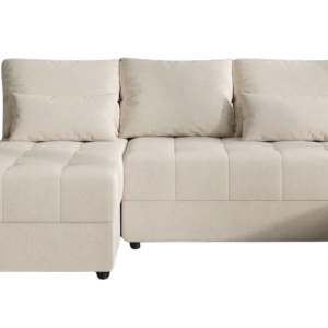 Narożnik Rozkładany Beż 206×140 + Siedzisko Pianka T30 + Bonell – LUCIA FIT 970892 Narożnik Rozkładany Beż 206×140 + Siedzisko Pianka T30 + Bonell – LUCIA FIT 970892