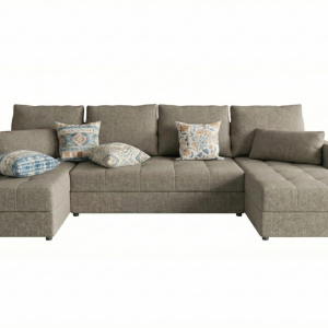 Narożnik Rozkładany Duży Beżowy 287×140 + Siedzisko Pianka T30 – LUCIA 855406 Narożnik Rozkładany Duży Beżowy 287×140 + Siedzisko Pianka T30 – LUCIA 855406