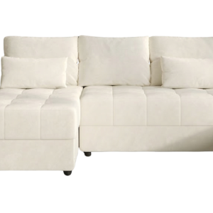 Narożnik Rozkładany Ecru 206×140 Siedzisko Pianka T30 Bonell – LUCIA FIT 970894 Narożnik Rozkładany Ecru 206×140 Siedzisko Pianka T30 Bonell – LUCIA FIT 970894