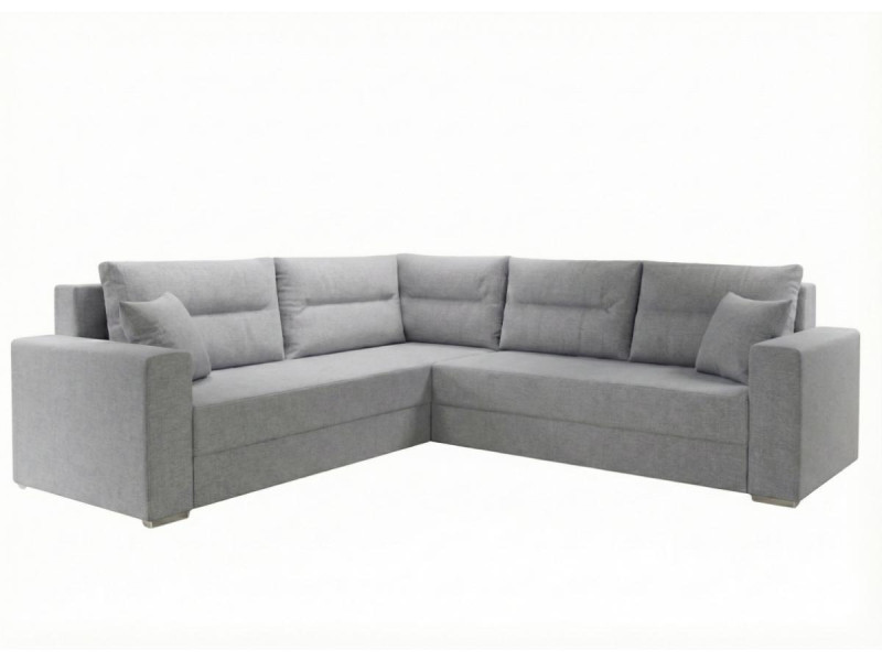Narożnik Rozkładany Szary 223x208 + Siedzisko Sprężyny Bonell GRANDE 937612