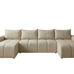 Narożnik Rozkładany U Beżowy 318×149 Siedzisko Pianka T30 + Bonell MARTIN 873642 Narożnik Rozkładany U Beżowy 318×149 Siedzisko Pianka T30 + Bonell MARTIN 873642