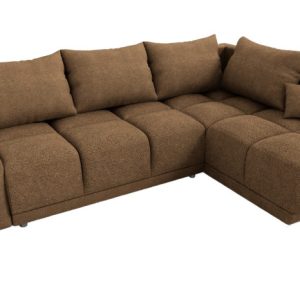 Narożnik rozkładany z funkcją spania Forrest prawy do salonu Cappuccino 1037545 Narożnik rozkładany z funkcją spania Forrest prawy do salonu Cappuccino 1037545