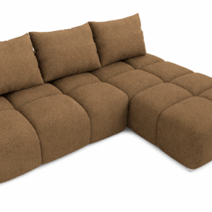 Narożnik rozkładany z funkcją spania Honey Mini Prawy Boucle Cappuccino 1016399 Narożnik rozkładany z funkcją spania Honey Mini Prawy Boucle Cappuccino 1016399