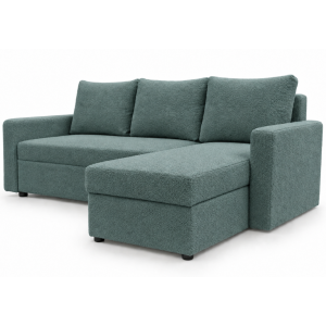 Narożnik rozkładany z funkcją spania Teddy Morska Zieleń boucle bonell 1084461 Narożnik rozkładany z funkcją spania Teddy Morska Zieleń boucle bonell 1084461