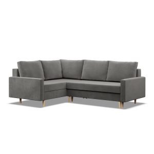 Narożnik rozkładany z pojemnikiem rogówka LEWY SZARY 291327 Narożnik rozkładany z pojemnikiem rogówka LEWY SZARY 291327