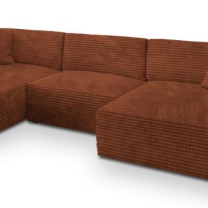 Narożnik SARMO z funkcją spania Brązowy 771526 Narożnik SARMO z funkcją spania Brązowy 771526