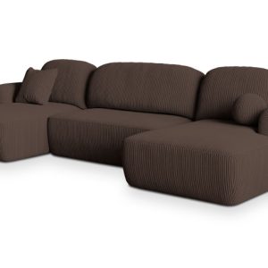Narożnik SAVONA P z funkcją spania Brązowy 649286 Narożnik SAVONA P z funkcją spania Brązowy 649286