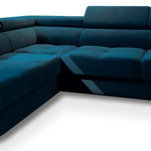 NAROŻNIK SELVA L-S z funkcją spania Niebieski 221202 NAROŻNIK SELVA L-S z funkcją spania Niebieski 221202
