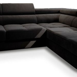 NAROŻNIK SELVA R-S z funkcją spania Czarny 282510 NAROŻNIK SELVA R-S z funkcją spania Czarny 282510