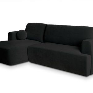 NAROŻNIK SENTI K L-S z funkcją spania Czarny 650034 NAROŻNIK SENTI K L-S z funkcją spania Czarny 650034