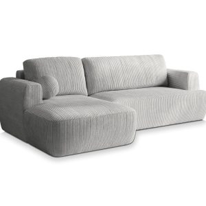 NAROŻNIK SENTI P L-S z funkcją spania Szary 650148 NAROŻNIK SENTI P L-S z funkcją spania Szary 650148