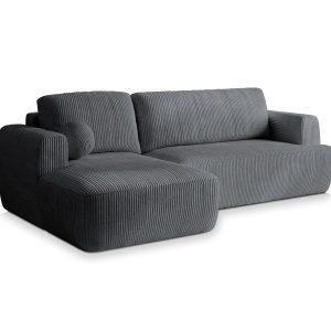 NAROŻNIK SENTI P L-S z funkcją spania Szary 650081 NAROŻNIK SENTI P L-S z funkcją spania Szary 650081