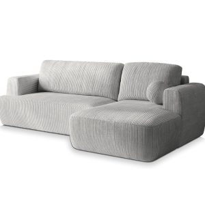 NAROŻNIK SENTI P R-S z funkcją spania Szary 650118 NAROŻNIK SENTI P R-S z funkcją spania Szary 650118