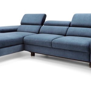 Narożnik SEUL M morski z szezlongiem – elegancka sofa do salonu Lewy 749821