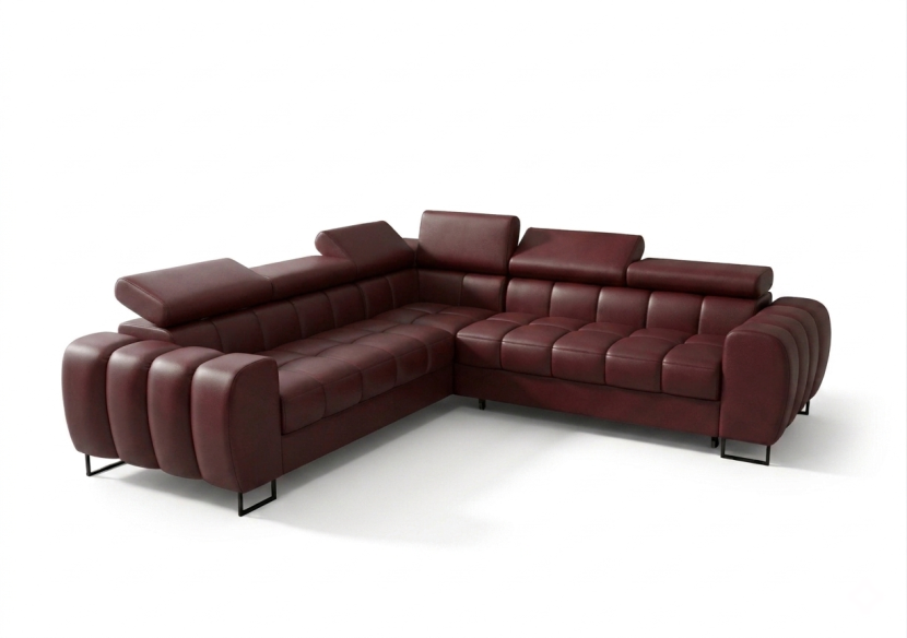 Narożnik skórzany Aspen Max 260x260 cm z funkcją spania i pojemnikiem 1030608