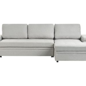 Narożnik sofa narożna funkcja spania jasnoszara 710925 Narożnik sofa narożna funkcja spania jasnoszara 710925