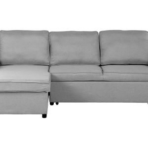 Narożnik sofa narożna funkcja spania szara 62672 Narożnik sofa narożna funkcja spania szara 62672