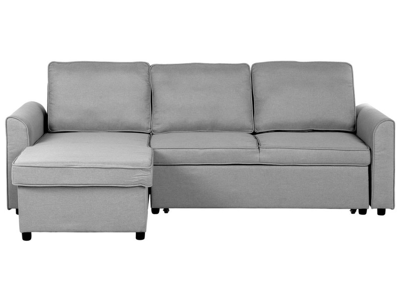 Narożnik sofa narożna funkcja spania szara 62672