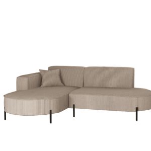 Narożnik, Sofa w kształcie L Modena Rein tkanina Poso Ciemnobeżowy Lewy 648972 Narożnik, Sofa w kształcie L Modena Rein tkanina Poso Ciemnobeżowy Lewy 648972