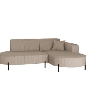 Narożnik, Sofa w kształcie L Modena Rein tkanina Poso Ciemnobeżowy Prawy 649042 Narożnik, Sofa w kształcie L Modena Rein tkanina Poso Ciemnobeżowy Prawy 649042