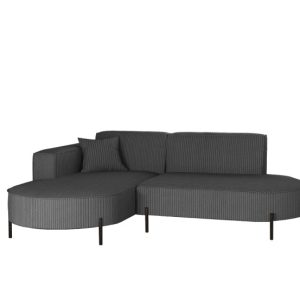 Narożnik, Sofa w kształcie L Modena Rein tkanina Poso Grafitowy Lewy 648880 Narożnik, Sofa w kształcie L Modena Rein tkanina Poso Grafitowy Lewy 648880