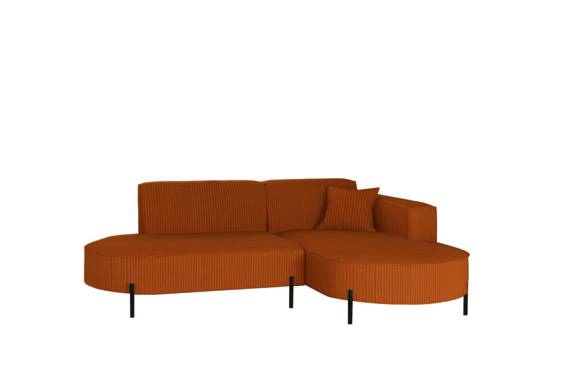 Narożnik, Sofa w kształcie L Modena Rein tkanina Poso Miedziany Prawy 786032