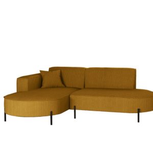 Narożnik, Sofa w kształcie L Modena Rein tkanina Poso Musztardowy Lewy 649008 Narożnik, Sofa w kształcie L Modena Rein tkanina Poso Musztardowy Lewy 649008