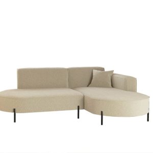 Narożnik, Sofa w kształcie L Modena Rein tkanina Quelle Beżowy Prawy 649082 Narożnik, Sofa w kształcie L Modena Rein tkanina Quelle Beżowy Prawy 649082