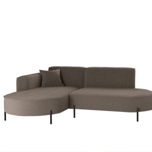 Narożnik, Sofa w kształcie L Modena Rein tkanina Quelle Brązowy Lewy 648986 Narożnik, Sofa w kształcie L Modena Rein tkanina Quelle Brązowy Lewy 648986