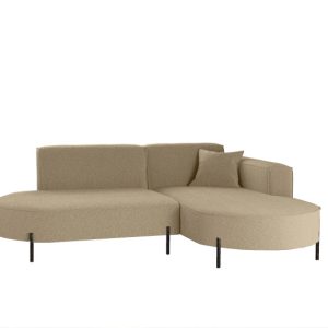 Narożnik, Sofa w kształcie L Modena Rein tkanina Quelle Jasnobrązowy Prawy 649056 Narożnik, Sofa w kształcie L Modena Rein tkanina Quelle Jasnobrązowy Prawy 649056