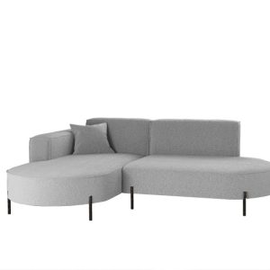 Narożnik, Sofa w kształcie L Modena Rein tkanina Quelle Szary Lewy 648865 Narożnik, Sofa w kształcie L Modena Rein tkanina Quelle Szary Lewy 648865