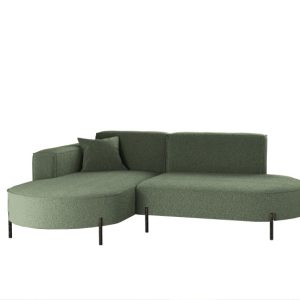 Narożnik, Sofa w kształcie L Modena Rein tkanina Quelle Zielony Lewy 648932 Narożnik, Sofa w kształcie L Modena Rein tkanina Quelle Zielony Lewy 648932
