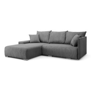 Narożnik, Sofa w kształcie litery L, Livorno tkanina Poso Szary Lewy 570430 Narożnik, Sofa w kształcie litery L, Livorno tkanina Poso Szary Lewy 570430
