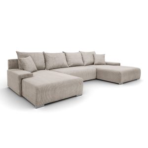 Narożnik, Sofa w kształcie litery U, Livorno U tkanina Poso Beżowy 570435 Narożnik, Sofa w kształcie litery U, Livorno U tkanina Poso Beżowy 570435