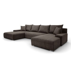 Narożnik, Sofa w kształcie litery U, Livorno U tkanina Poso Brązowy 570416 Narożnik, Sofa w kształcie litery U, Livorno U tkanina Poso Brązowy 570416