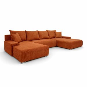 Narożnik, Sofa w kształcie litery U, Livorno U tkanina Poso Miedziany 989561 Narożnik, Sofa w kształcie litery U, Livorno U tkanina Poso Miedziany 989561