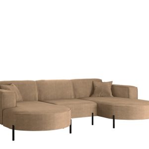 Narożnik, Sofa w kształcie U Modena Rein tkanina Noel Beżowy 748880 Narożnik, Sofa w kształcie U Modena Rein tkanina Noel Beżowy 748880