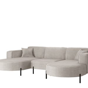 Narożnik, Sofa w kształcie U Modena Rein tkanina Noel Jasnoszary 748885 Narożnik, Sofa w kształcie U Modena Rein tkanina Noel Jasnoszary 748885