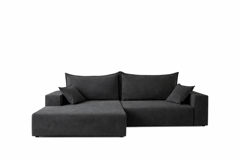 Narożnik SOFT grafitowy lewy z funckją spania 940073