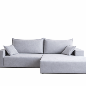 Narożnik SOFT prawy szary z funkcją spania 940067