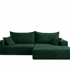 Narożnik SOFT prawy zieleń z funkcją spania 940066