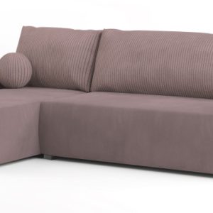 Narożnik SORGE z funkcją spania Różowy 741604 Narożnik SORGE z funkcją spania Różowy 741604