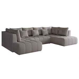Narożnik tapicerowany STONE XXL z funkcją spania – Szary 980111 Narożnik tapicerowany STONE XXL z funkcją spania – Szary 980111