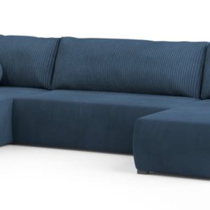 Narożnik TESSUN z funkcją spania Niebieski 741614