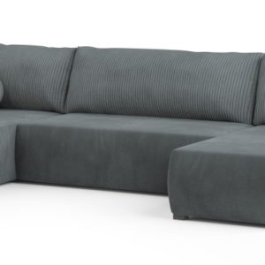 Narożnik TESSUN z funkcją spania Szary 741610