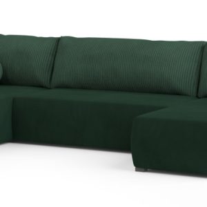 Narożnik TESSUN z funkcją spania Zielony 741665