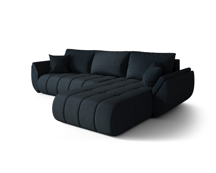 Narożnik TOKYO PREMIUM, tkanina WIND, Ciemnoniebieski, Prawy 813676