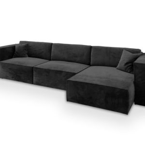 NAROŻNIK TOLMO M z funkcją spania Czarny 650179 NAROŻNIK TOLMO M z funkcją spania Czarny 650179